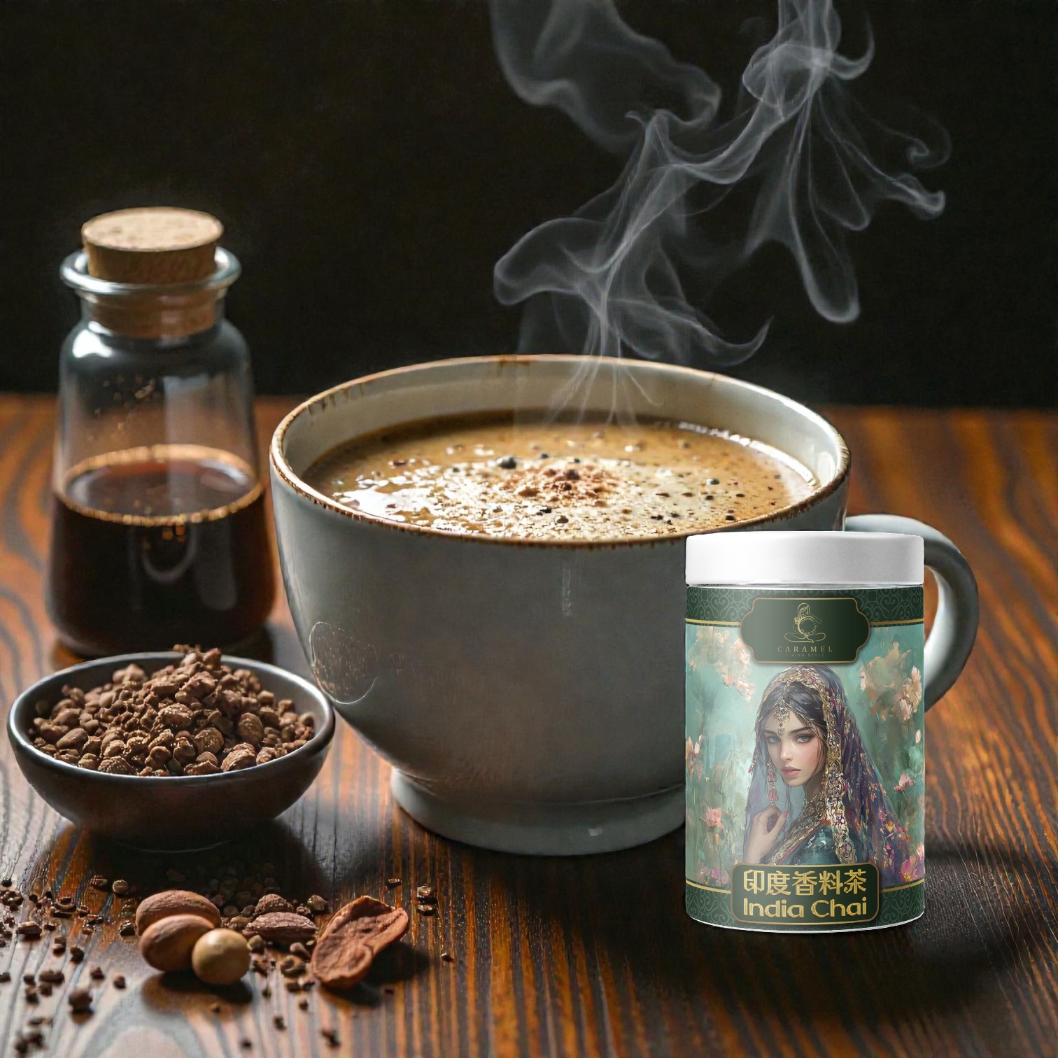 Chocolate Chai <br>巧克力調和茶 <br> 手煮印度奶茶基底|巧克力溫潤時光