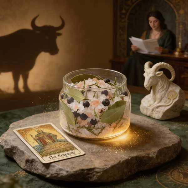 【土象星座】<br>金牛、處女、摩羯<br>穩定財運與實踐力海鹽<br>Stability & Prosperity<br>杜松子 月桂 迷迭香<br>在努力與回報之間找到平衡｜適合創業者、財務管理者