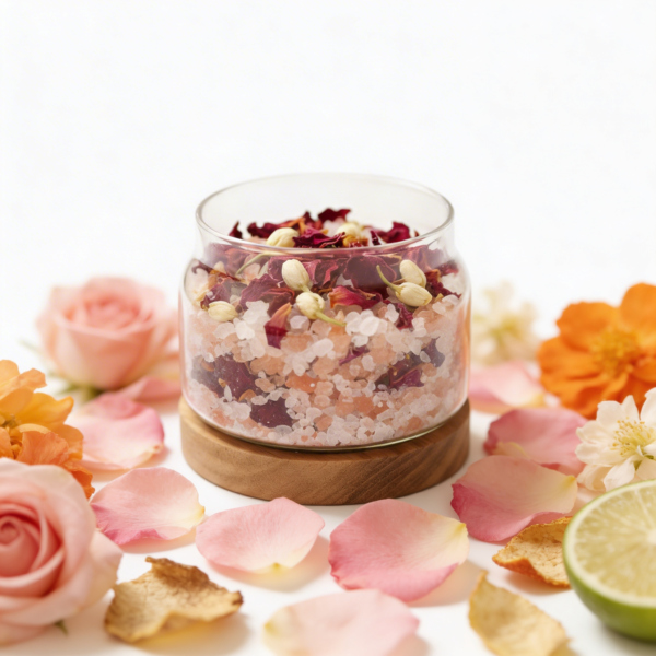 好感顯化海鹽<br>Manifestation<br>玫瑰 橙花 茉莉<br>招貴人能量海鹽｜被世界溫柔回應