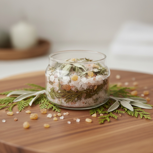 能量淨化海鹽<br>Cleansing<br>白鼠尾草 乳香 雪松<br>居家淨化香氛｜清理與重整